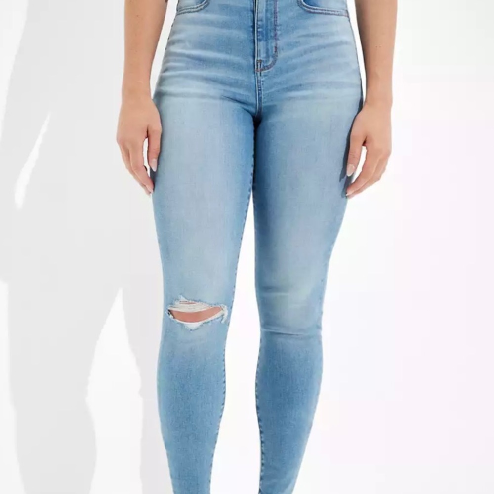 AE Soft Curvy Highest Waist Jegging 10 short